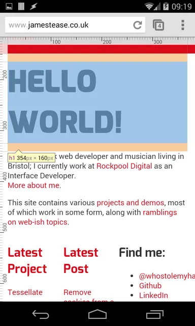 ...but they're inspecting on a phone!